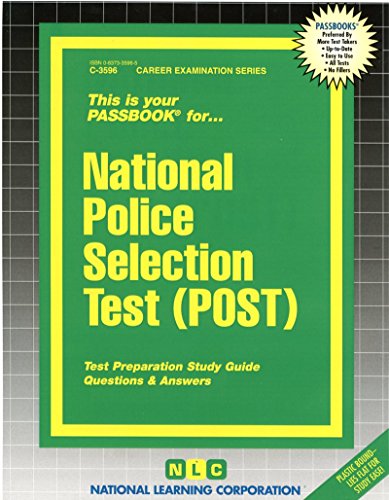 national police selection test postpassbooks