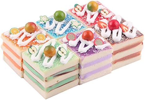 1 Piece Squishy Kawaii Cartoon Cake Toy