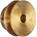 Boston Gear G1215 Grooved Pulley, Fits Round Belts 0.1875" or Smaller, 0.250" Face, Brass