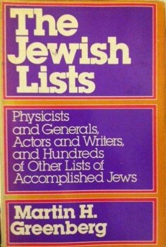 jewish lists