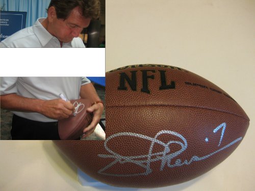 JOE THEISMAN,WASHINGTON REDSKINS,NOTRE DAME,SUPER BOWL CHAMPS,SIGNED,AUTOGRAPHED,NFL FOOTBALL,COA WITH PROOF