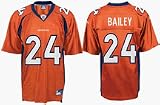 Champ Bailey Denver Broncos #24 Replica Reebok NFL Football Jersey (Alternate)