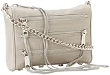 Rebecca Minkoff Mini 5 Zip Clutch,Soft Grey,One Size