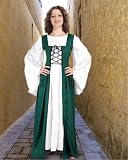 Medieval Renaissance Fair Maiden's Dress (X-Large, Green)