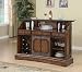 Marble Top Bar in Brown Finish by Coaster