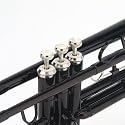 Cecilio Black Lacquer B Flat Trumpet with Hard Shell Carrying Case
