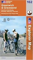 Greenwich and Gravesend (OS Explorer Map)