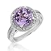 Roberta Z Rose de France Amethyst and Diamond Ring title=