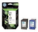 HP 21/22 Inkjet Print Cartridges 2-Pack
