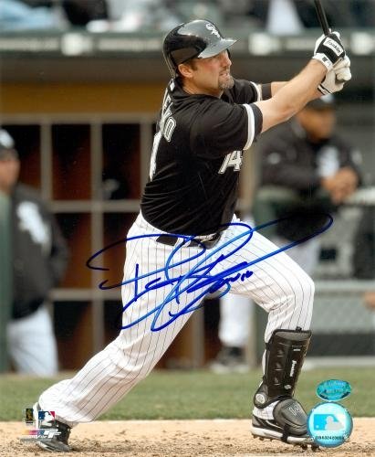 Paul Konerko Autographed/Hand Signed 8x10 photo (Chicago White Sox 2005 World Series Champion MVP) I