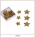 Produkt-Bild: Streudeko Sterne Glitter gold 3+4cm 26 St&uuml;ck