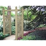 The Vineyard Tan Vinyl Arbor by In the Garden and More