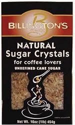 Billington's All-Natural Sugar Crystals, 16-Ounce Cartons (Pack of 10)