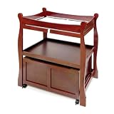 Badger Basket Sleigh Style Changing Table w  Lower Storage Bin by CutieBeauty