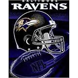 Northwest Baltimore Ravens 48 x 60 inch Spiral Throw Blanket