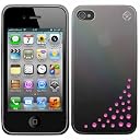 Bling My Thing iPhone 4S/4 METALLIC MIRROR Diffusion Fuchsia
