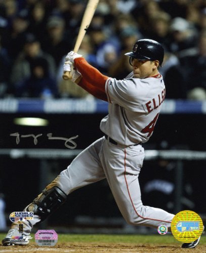 Jacoby Ellsbury Boston Red Sox - World Series Batting - Autographed 8x10 Photograph