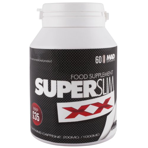 SuperSlim XX Fat Burners | Extra Strong Slimming & Diet Pills | Powerful Weight Loss Supplement & Appetite Suppressant Tablets (60 Capsules)