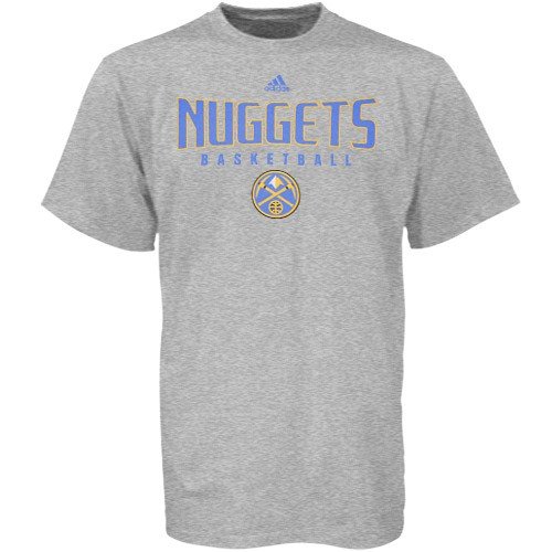 adidas Denver Nuggets Ash Absolute T-shirt (Large)