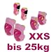 Kinder Inliner Inlineskates Schützer Gr. XXS bis 25Kg Rosa Protektoren SET Arm,-Bein- und Ellenbogenschützer