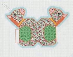 Miniature Horse Pull Toy in Green by Lindee's Little Linens