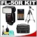Olympus FL-36R Electronic Flash + Tripod + 4 Batteries & Charger + Accessory Kit for Olympus E-3, Evolt E-300, E-410, E-420, E-500, E-510 & E-520 Digital SLR Cameras