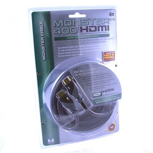 Monster Cable HDMI 400 High Resolution AV Cable  4 Meters
