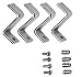 Duravit 0050280000 Fixing Set for Stone Countertops