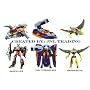 Transformers Cybertron Primus Unleashed Decepticon 3 Pack Combo - Sideways, Brimstone and Thunderblast (Extremely Rare)