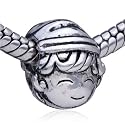 Boy In Hat European Beads Cartoon - Pandora Bead & Bracelet Compatible