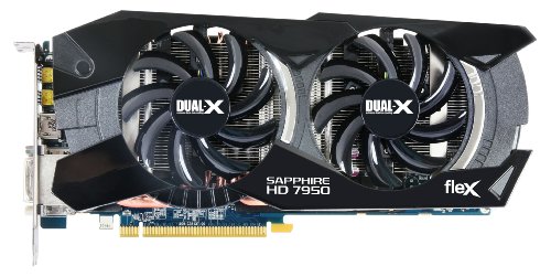 Sapphire Flex HD 7950 3 GB DDR5 DL-DVI-I/SL-DVI-D/HDMI/Dual Mini DP PCI-Express OC Version Graphics Card (11196-07-40G) On Sale
