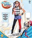 Rubie's Costume Kids DC Superhero Girls Deluxe Harley Quinn Costume, Medium