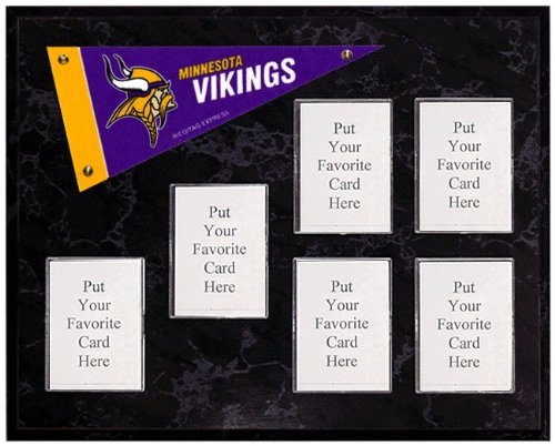 Minnesota Vikings Mini Pennant Plaque (No Cards)