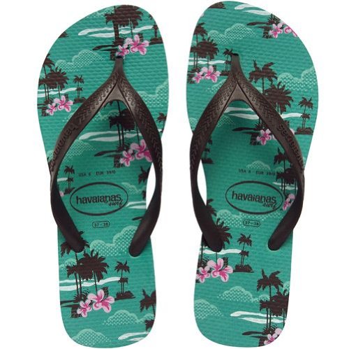 Havaianas Flip Flops Slippers * Surf Girl -- Mint Green * 09 Collection !! from Havaianas