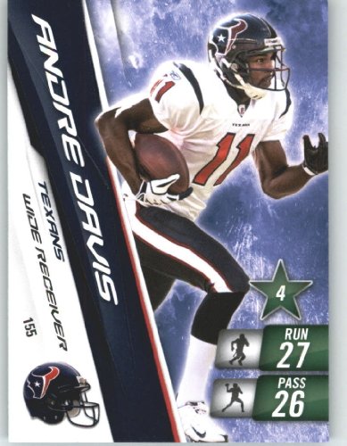 2010 Panini Adrenalyn XL NFL Football Trading Card # 155 Andre Davis - Houston Texans in Protective Screwdown Case!