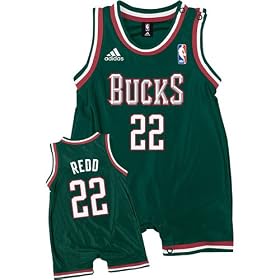 milwaukee bucks jerseys #22 michael redd infant jersey