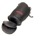 OP/TECH USA 0501122 Lens/Filter Pouch-Fits Lenses measuring 4.5 Inches in Diameter by 7 Inches Long -Separate Zippered Compartment Holds 2 Filters (Medium)