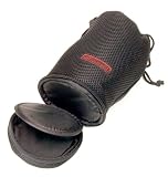 OP/TECH USA 0501122 Lens/Filter Pouch-Fits Lenses measuring 4.5 Inches in Diameter by 7 Inches Long -Separate Zippered Com...