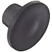 DimcoGray Black Thermoplastic Push-Pull Knob Female, Brass Insert: 1/4-20" Thread x 7/16" Depth, 1-3/8" Diameter x 7/8" Height x 5/8" Hub Dia x 5/8" Hub Length (Pack of 10)