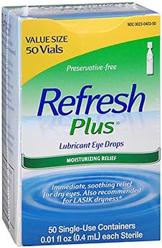 Refresh Plus Sensitive Single-Use Sterile Lubricant Eye Drops by ALLERGAN PHARMACEUTICAL