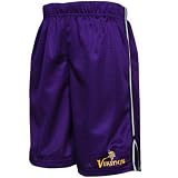 Reebok Minnesota Vikings Boys (4-7) Lacrosse Shorts Kids 5-6 Medium