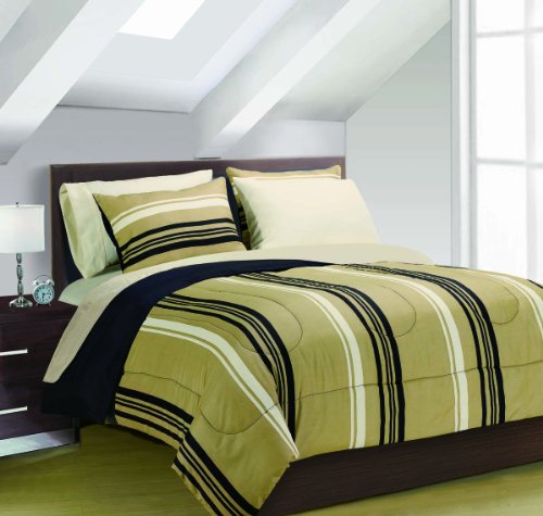 Beverly Hills Polo Club Oliver Full 7-Pieces Comforter Set, Multi