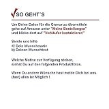 Schlüsselanhänger Anker aus Holz mit Wunschgravur - 