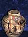 ANASAZI ANCIENT ONES NATIVE AMERICAN INDIAN KOKOPELI TRICKSTER PRIMITIVE DECOR URN VASE, Ancient Pueblo Anastazi Kokopelli Flute Player Magic Spirit Vision Relic Gallery Style Decorative Pottery