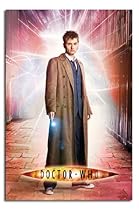 Gloss Laminated - Doctor Who David Tennant Lightning Poster - 36 x 24 Inches (91.5 x 61 cms)