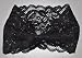 Black Lace Under Scarf Headband (Hijab Accessory)