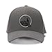 Train Embroidery Embroidered Adjustable Hat Baseball Cap Gray