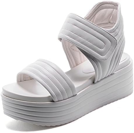 Dunhu Women's Enticing Patchwork Patent PU Sandals