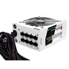 NZXT HALE90 80 Plus Gold 850 Watt Power Supply with Modular Cable HALE90-850-M (White)