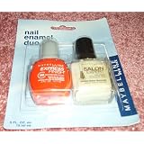 Maybelline Express Finish 50 Second Nail Polish & Salon Expert Nail Color (Nail Enamel Duo)